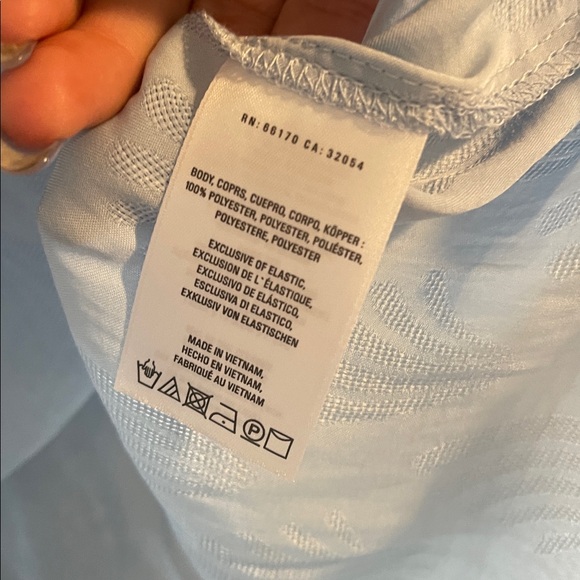 Anthropologie Sky Blue Sleeveless Blouse Size XS‎ - Picture 5 of 8